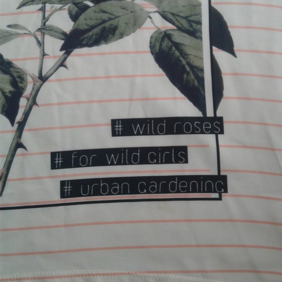 Seven Lemon floral T-shirt size S - Picture 4 of 5